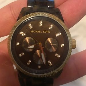Michael Kors Tortoise Watch